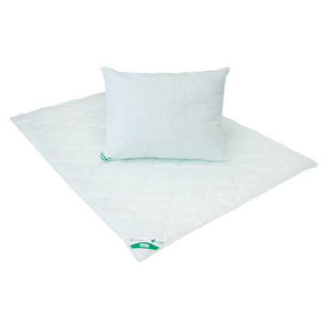 Akční set Materasso klasik aloe vera letní přikrývka a polštář Rozměr: set 140x200 cm + 70x90 cm