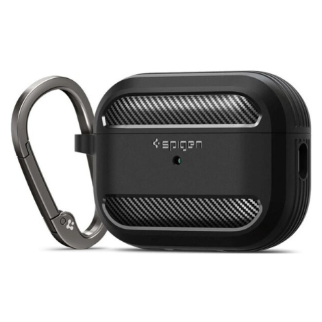 Spigen Rugged Armor Black Apple AirPods Pro 2 ACS05482 Černá