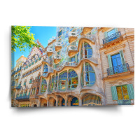 Sablio Obraz Barcelona Gaudi Casa Batllo 2 - 120x80 cm