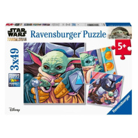 Ravensburger Puzzle Star Wars - Mandalorian 3x49 dílků