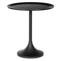 Besoa Small Visby, konferenční stolek, 48 x 52,5 cm (Ø x V), kov, multiplexová deska, dubová dýh