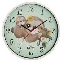 MPM Quality Dětské nástěnné hodiny Lenochod E01M.4267.00