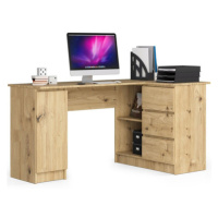 Počítačový stůl B20 155 cm pravá dub artisan