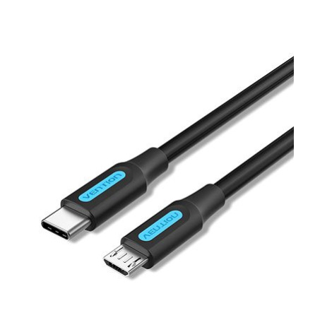 Vention USB-C 2.0 to Micro USB 2A Cable 0.5M Black