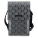Taška Karl Lagerfeld Saffiano Monogram Wallet Phone Bag, stříbrná