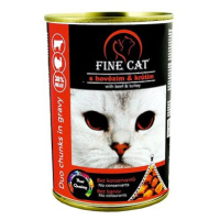 Fine Cat Konzerva pro kočky duo hovězí s krůtím 12 × 415 g