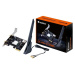 GIGABYTE PCI-E Wi-Fi 6E rozšiřující karta GC-WBAX2400R Černá