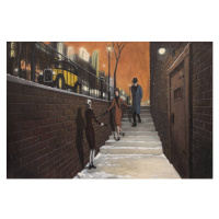 Ilustrace The Speakeasy, Dave Rheaume Artist, 40 × 26.7 cm