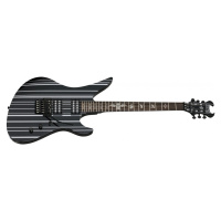 Schecter Synyster Standard - Black with Silver Pin Stripes
