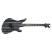 Schecter Synyster Standard - Black with Silver Pin Stripes