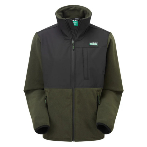 Ridgeline Mikina Hybrid Fleece - Olive & Black Velikost: 3XL