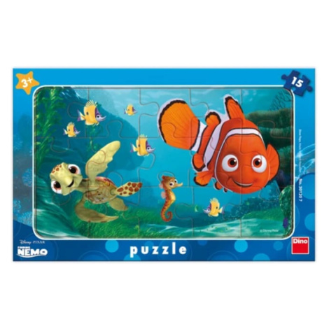 Deskové puzzle Nemo a želva 15 dílů Dino