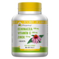 Echinacea 100mg + Vitamin C 500mg + Zinek 10mg 90+30 tablet