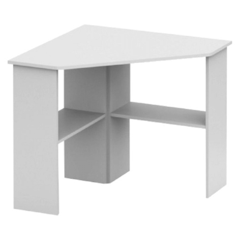 PC stůl, rohový, bílá, RONY NEW Tempo Kondela