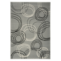 Alfa Carpets  Kusový koberec Circles grey - 80x150 cm