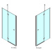 Polysan FORTIS LINE sprchové dveře do niky 1200mm, čiré sklo, pravé