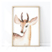 Plakát do dětského pokoje s lesním motivem jelena