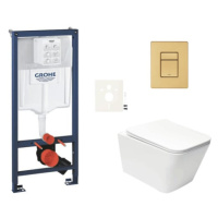 Závěsný wc set do lehkých stěn / předstěnová montáž Swiss Aqua Technologies Infinitio SIKOGRSIN1