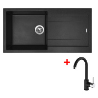 Sinks AMANDA 990 Nanoblack+MIX 35 Nanoblack