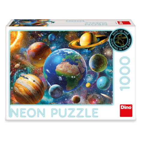 DINO Svítící puzzle Planety 1000 dílků 152121