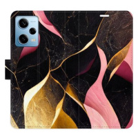 iSaprio flip pouzdro Gold Pink Marble 02 pro Xiaomi Redmi Note 12 Pro 5G / Poco X5 Pro 5G