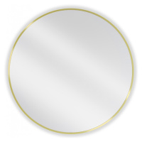 MEXEN Loft zrcadlo 85 cm, zlatý rám 9850-085-085-000-50