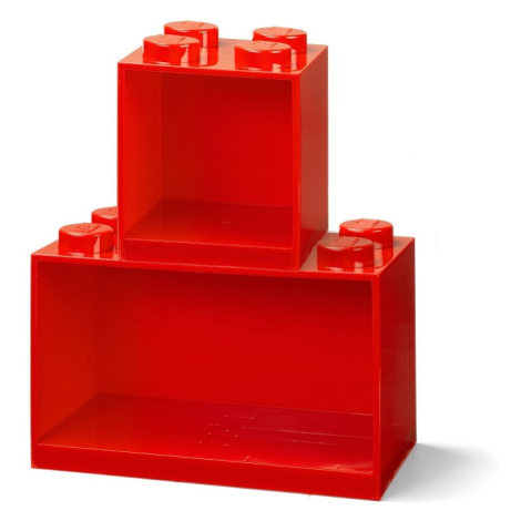 LEGO Home LEGO Brick závěsné police, set 2 ks Varianta: Police červená