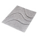 Ridder LA OLA předložka 55x50cm s protiskluzem, polyester, šedá