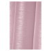 Dekorační záclona s kroužky LINWOOD růžová 140x260 cm (cena za 1 kus) France SUPER CENA