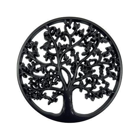 Prodex Strom v kruhu dřevěný černý 30 cm