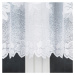Dekorační oblouková krátká záclona na žabky BOŽENA 160 bílá 300x160 cm MyBestHome