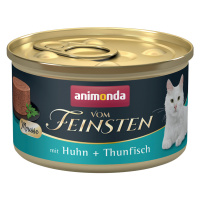 Animonda Vom Feinsten Adult 12 x 85 g - kuřecí a tuňák