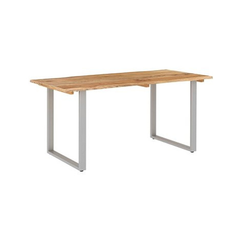 Jídelní stůl 160x80x76 cm masivní akáciové dřevo 286477 SHUMEE