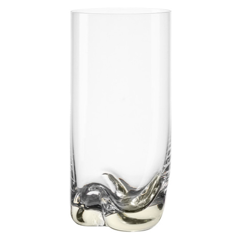 Poháre s béžovým dnem Longdrink 350 ml, sada 6 ks - Anno Glas Lunasol Color - 322126