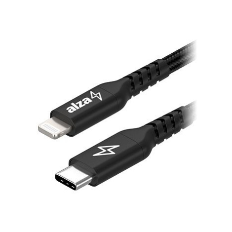 AlzaPower AluCore USB-C to Lightning MFi 2m černý