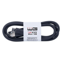 Kabel Micro USB na USB, 1m, černá