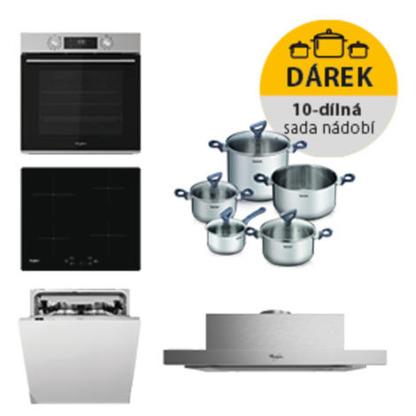 Akční set spotřebičů Whirlpool trouba OMK58CU1SX + indukční deska WSQ7360NE + výsuvný odsavač pa