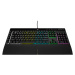 CORSAIR K55 RGB PRO/Drátová USB/US layout/Černá