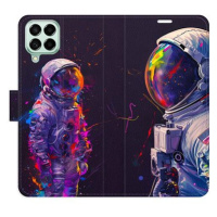 iSaprio Flip pouzdro Neon Astronaut 02 pro Samsung Galaxy M53 5G