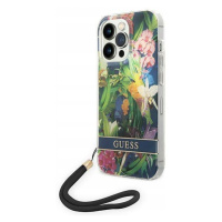 Pouzdro Guess Flower Strap pro iPhone 14 Pro Max