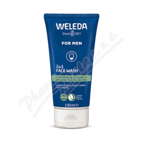 WELEDA For Men 2v1 čist.gel oblič./vousy BIO 100ml