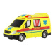 Auto RC ambulance plast 20cm na dálkové ovládání na baterie se světlem