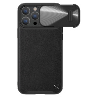 Nillkin CamShield Leather S Case Pouzdro na iPhone 14 Pro Max s krytem fotoaparátu černé