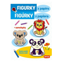 Figurky z papíru - Modrý sešit / Figúrky z papiera - Modrý zošit + SAMOLEPKY (CZ/SK vydanie)