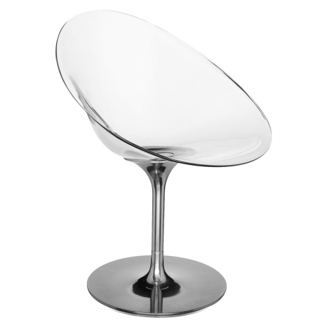 Výprodej Kartell designové židle Eros otočná (čirá)