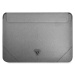 Pouzdro Guess Saffiano Triangle Metal Logo Computer Sleeve 16", stříbrná