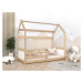 AJK - meble AJK meble Dětská postel ve tvaru domečku Miki 80x160 cm + rošt