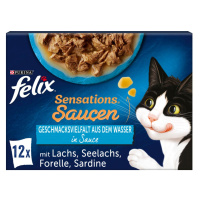 FELIX Sensations Saucen výběr z vody, 12 × 85 g