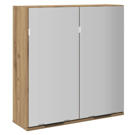 vidaXL Koupelnová zrcadlová skříňka dub artisan 64x20x66,5 cm kompozit