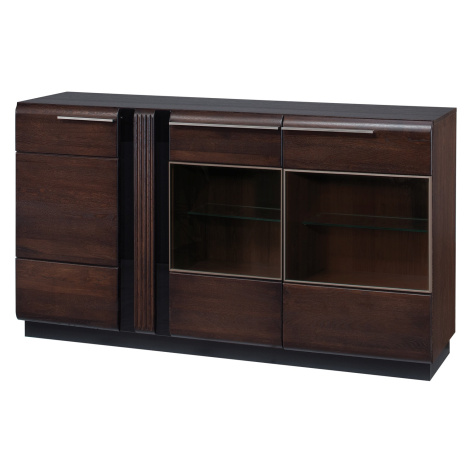 Szynaka Komoda Porti 48 180 cm z masivu dub čokoládový